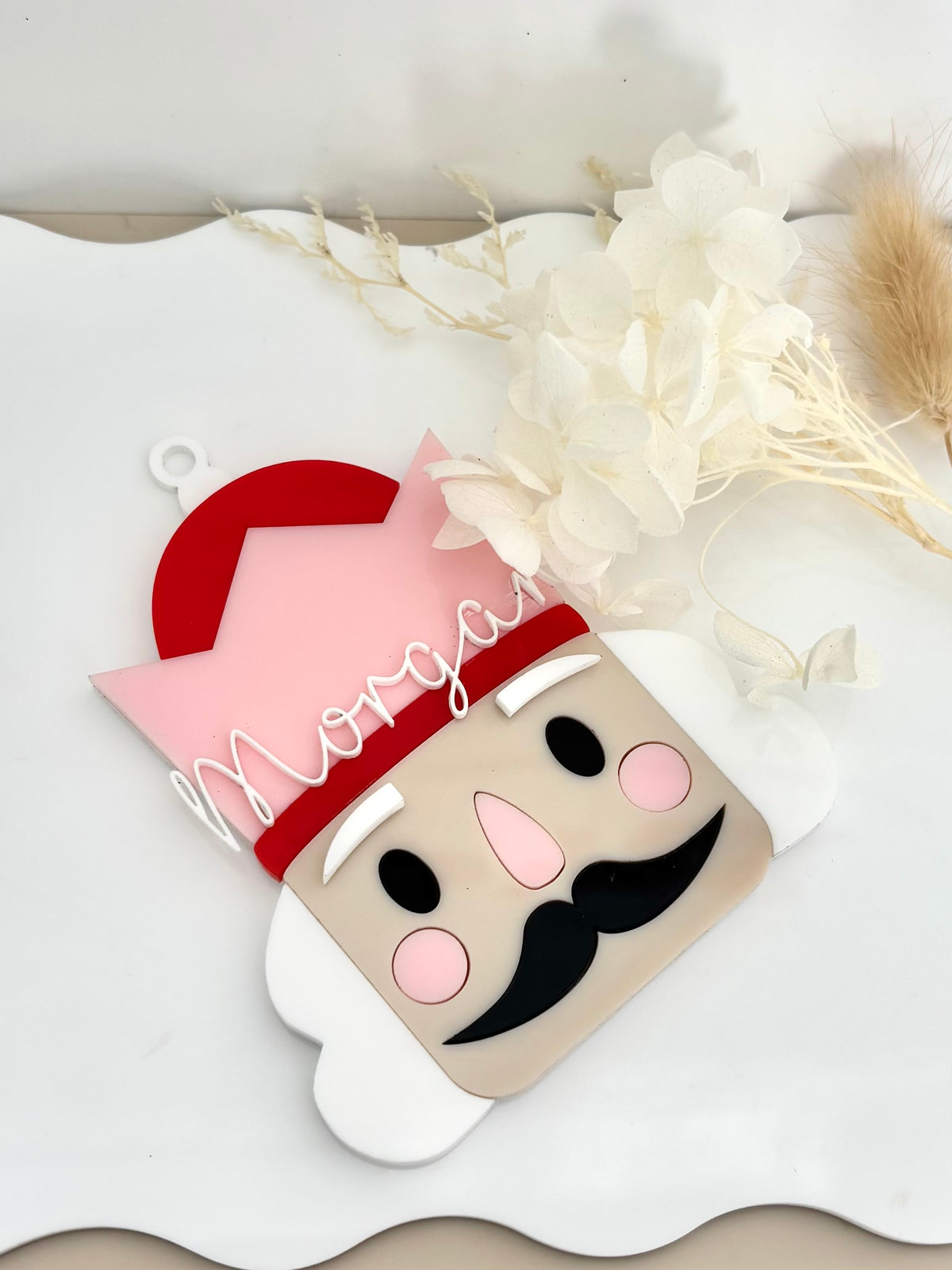 Personalised Nutcracker Head Christmas Ornament