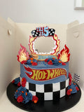 Personalised Hot Wheels Cake Topper