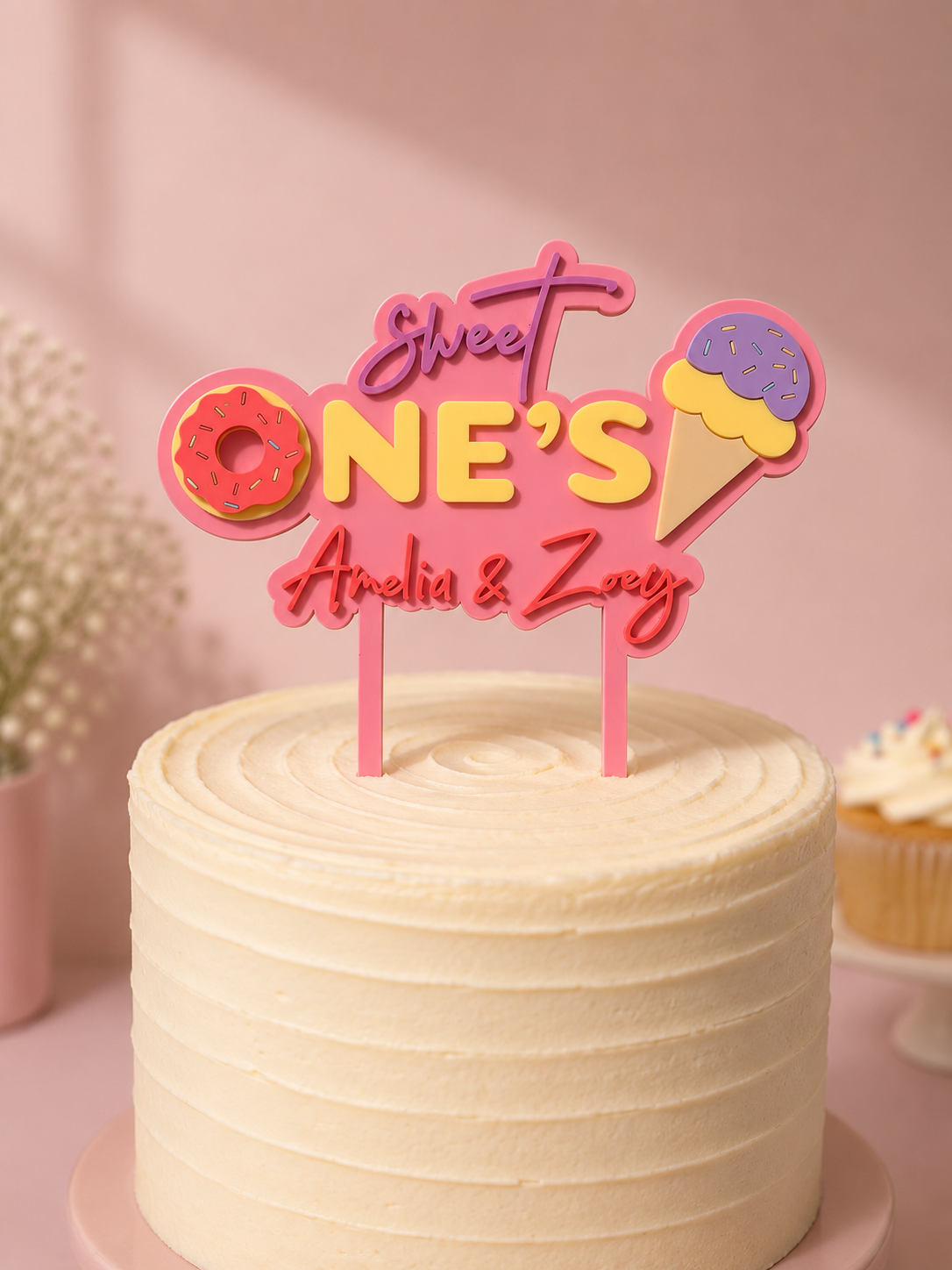 Personalised Sweet Cake Topper