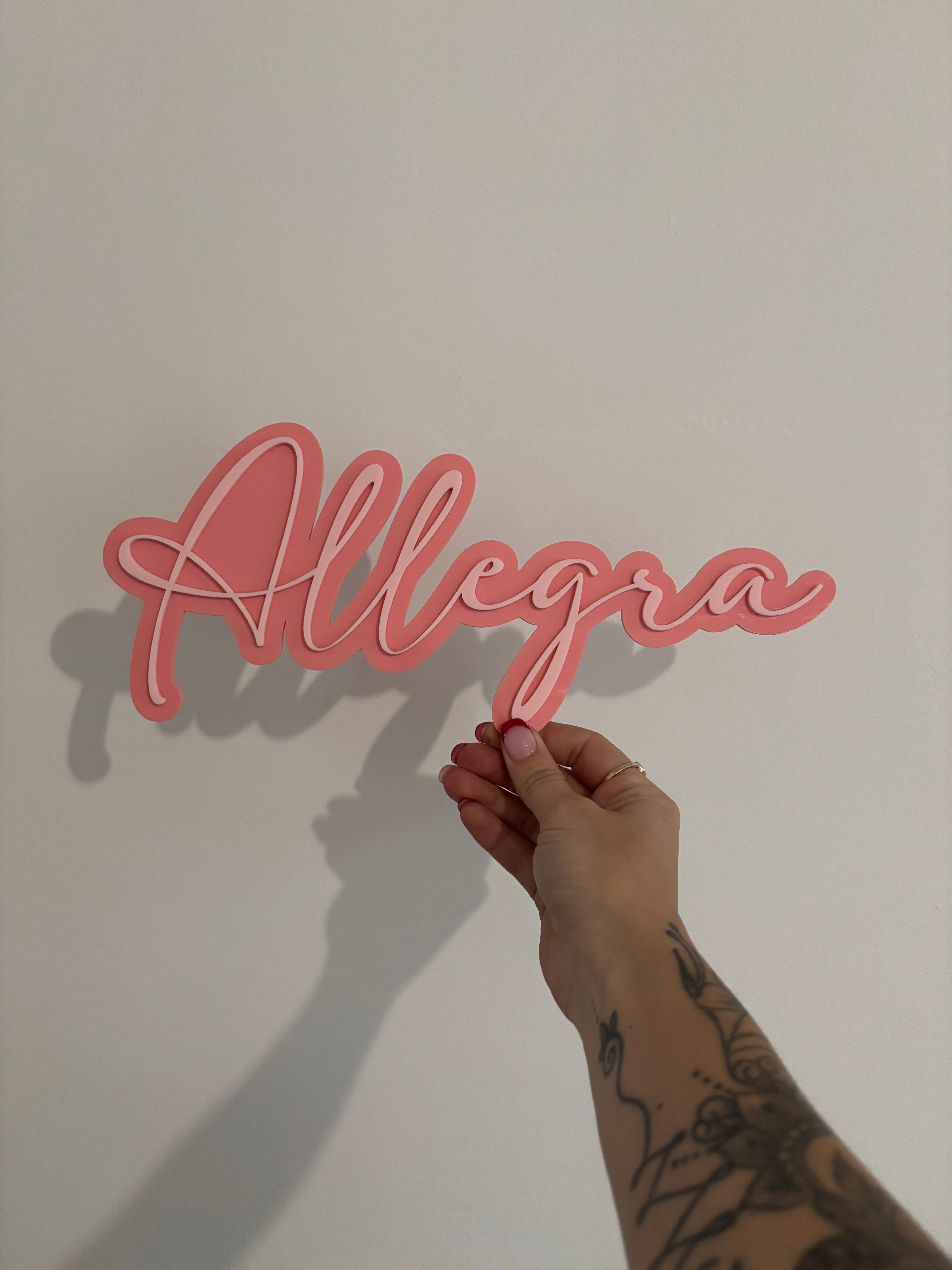 Custom Name Plaque