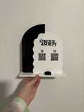 Double Arch Business Card QR Code Stand