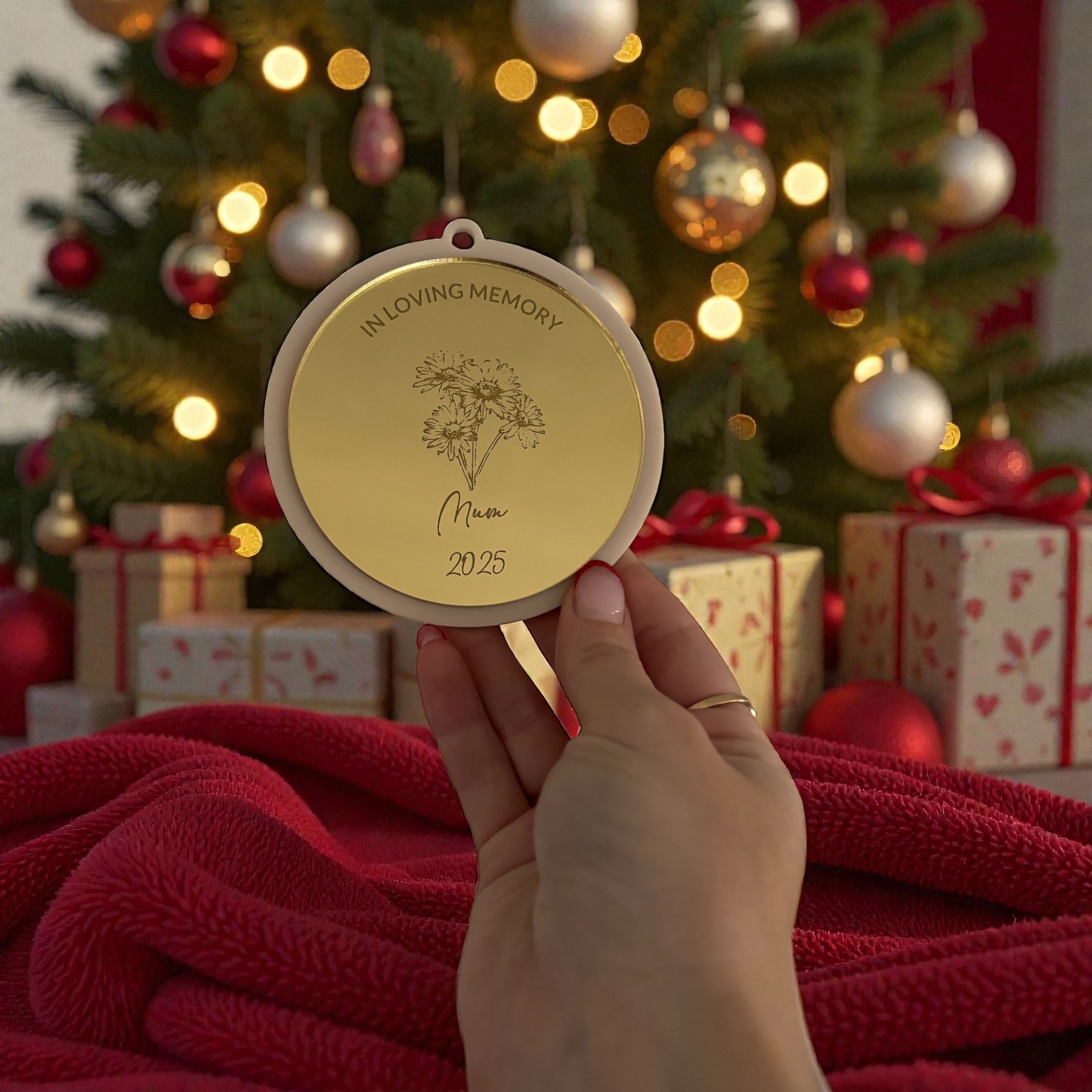 Personalised Memorial Christmas Ornament