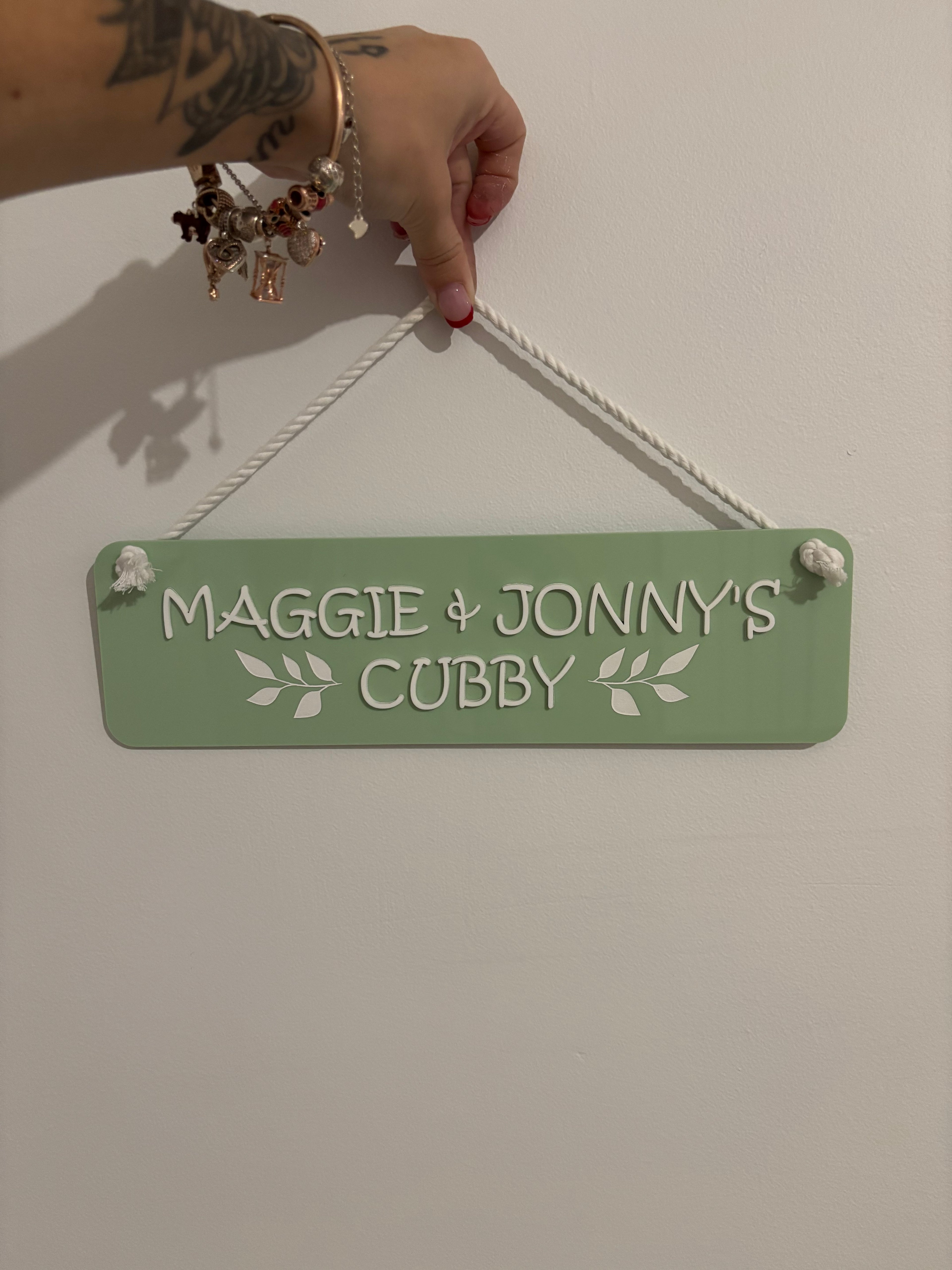 Personalised Rectangle Cubby House Sign