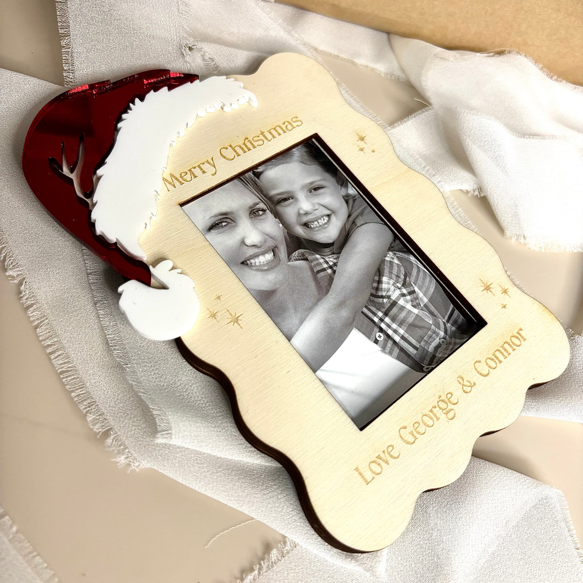 Santa Fridge Photo Frame