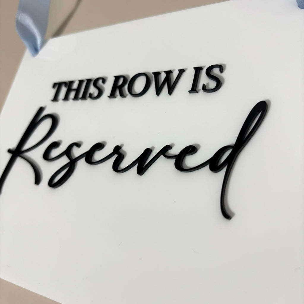 Reserved Sign
