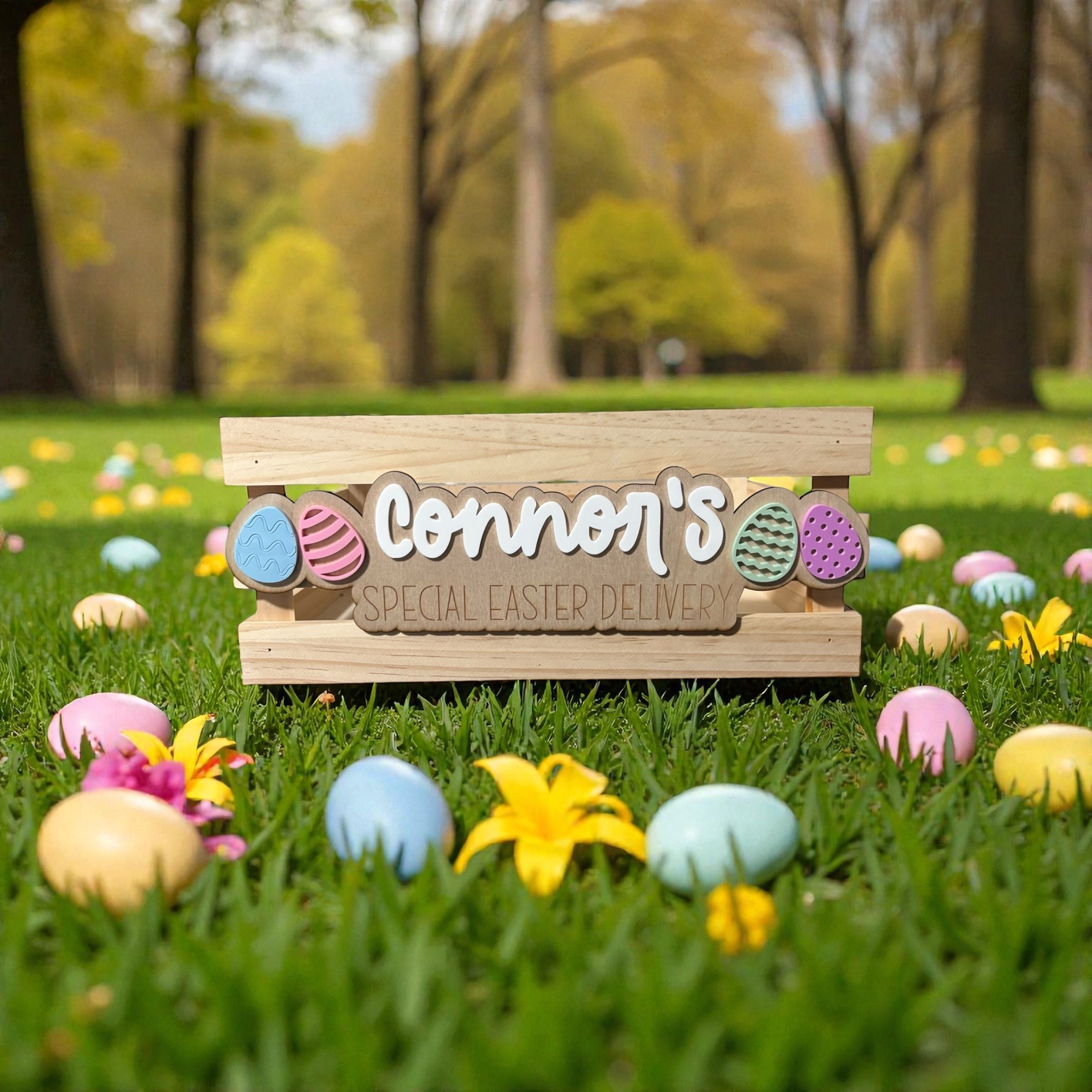 Personalised Easter Egg Crate