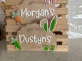 Personalised Easter Crate with Carrot Design