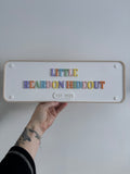 Customisable Rainbow Cubby Sign