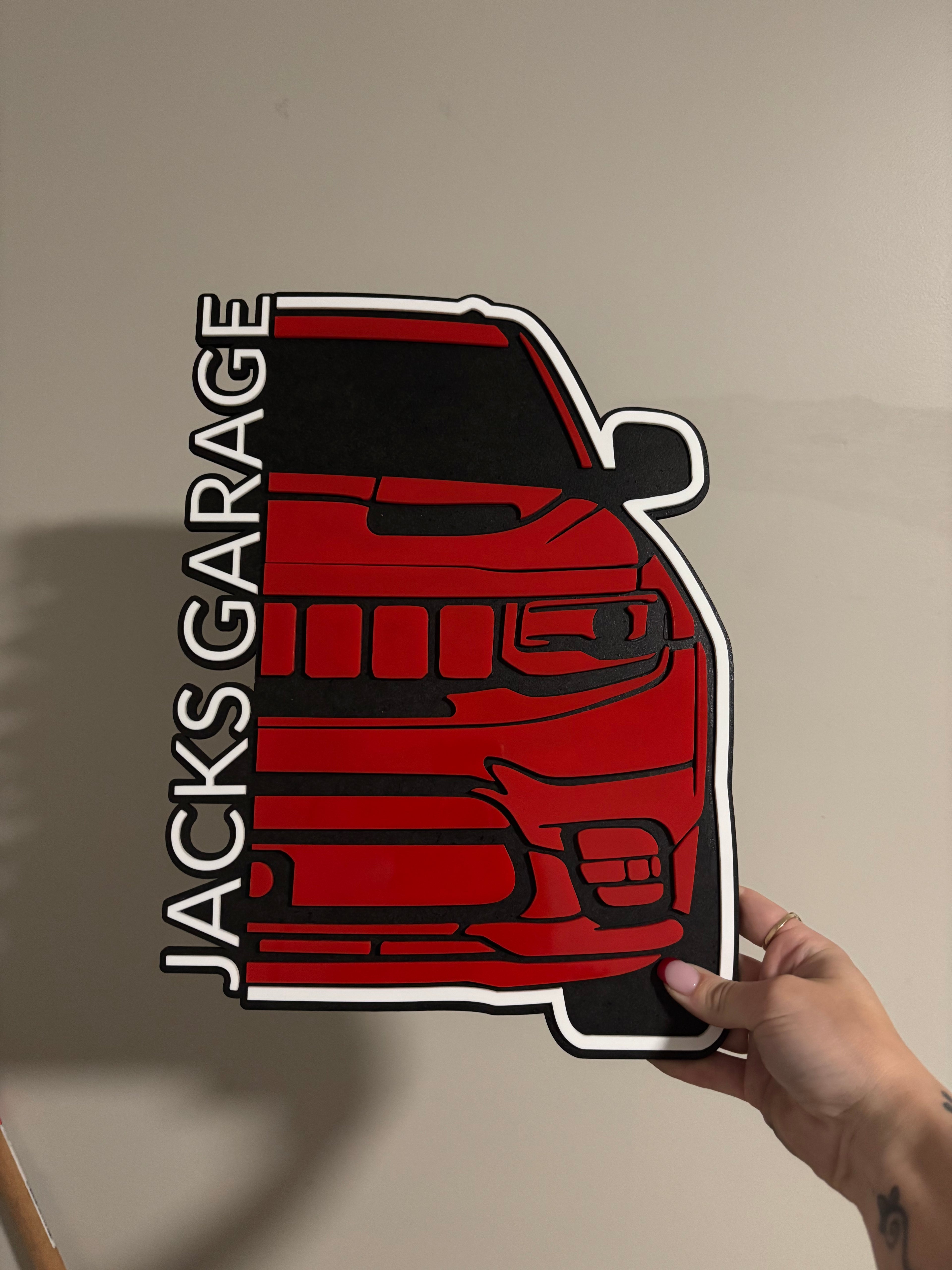 Personalised Car Sign