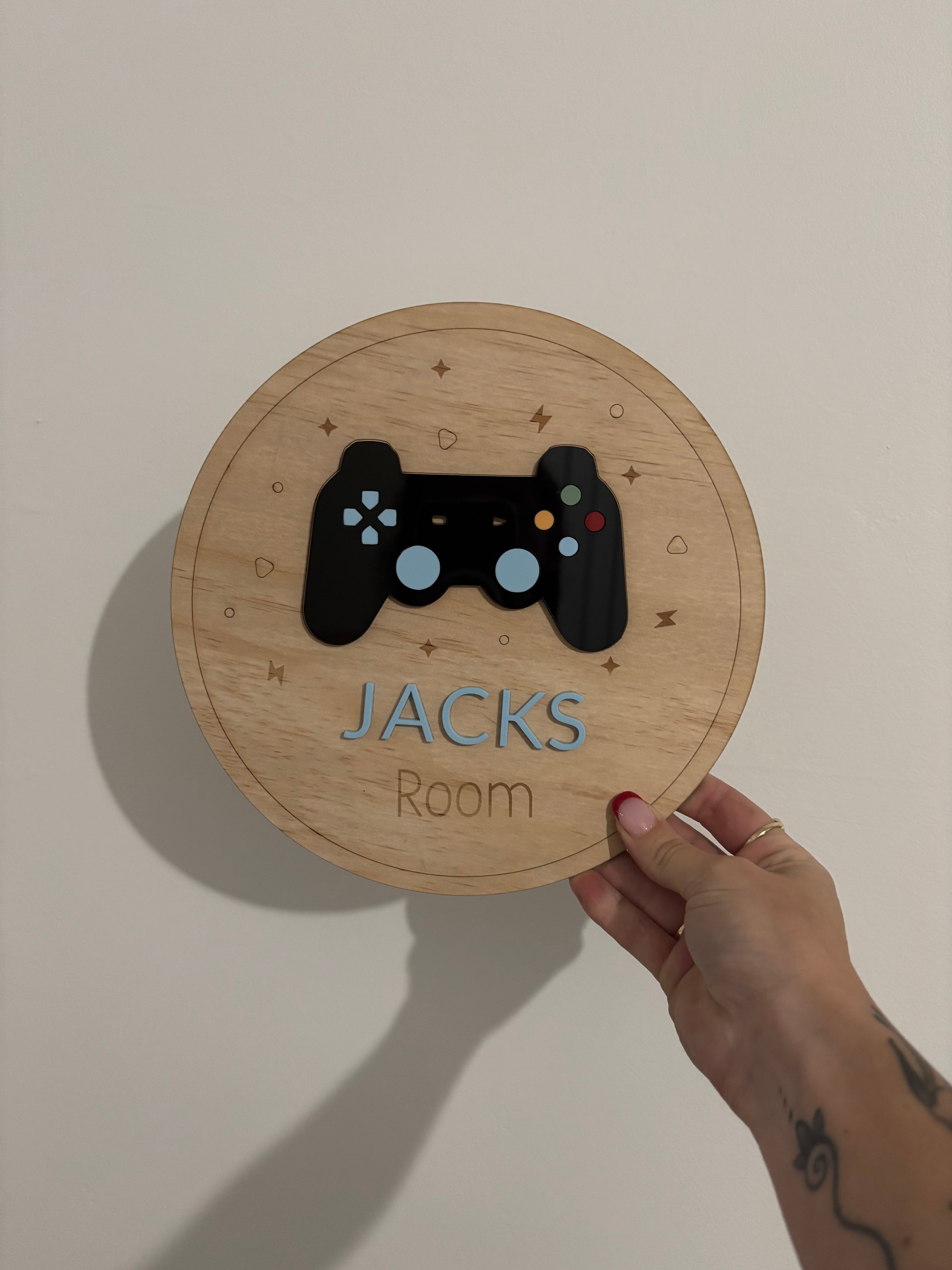 Personalised Kids Gaming Room Sign