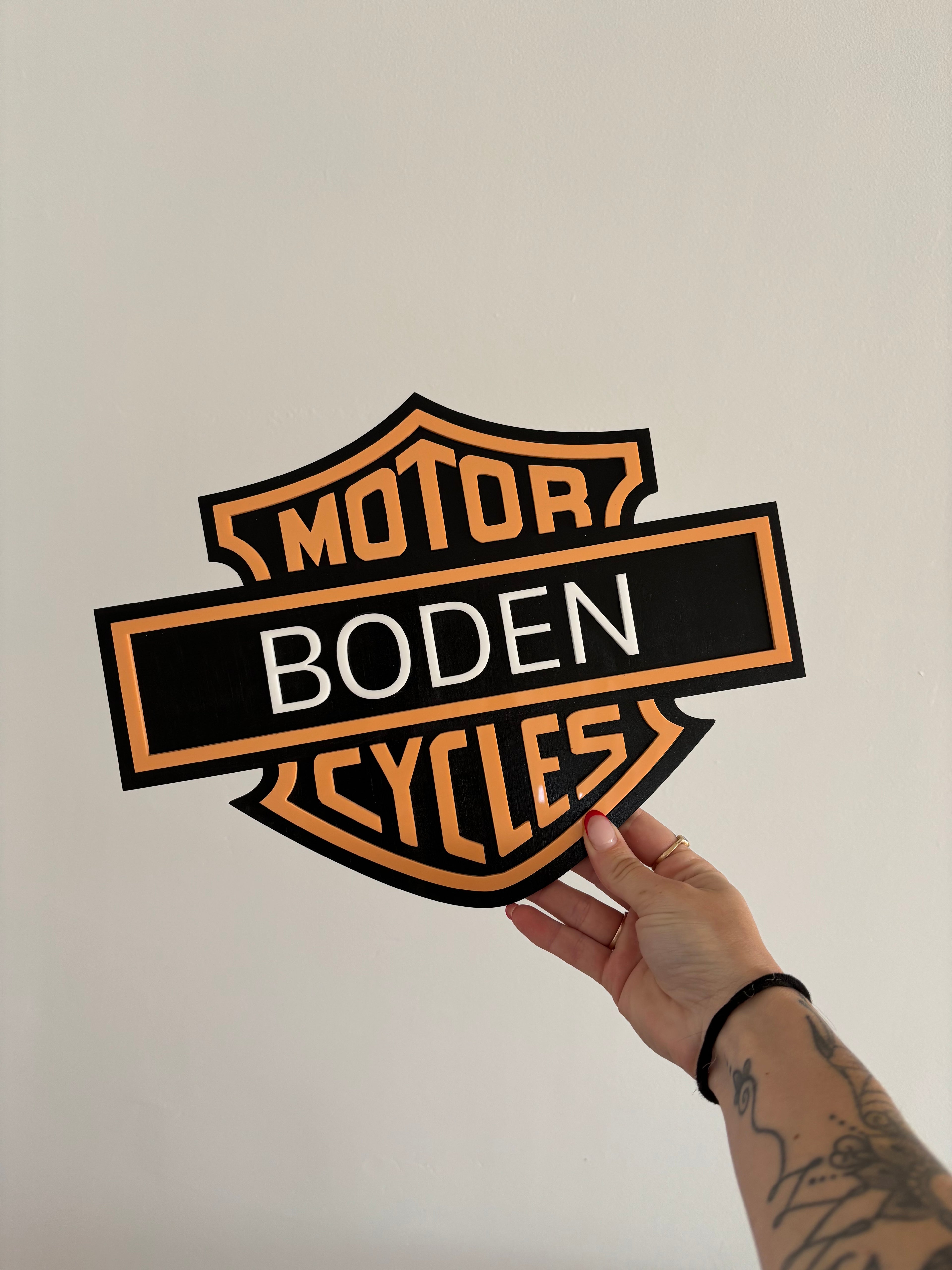 Harley Davidson Personalised Sign
