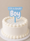 'It's a Baby Boy' Cake Topper