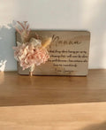 Personalised Floral Keepsake Letter