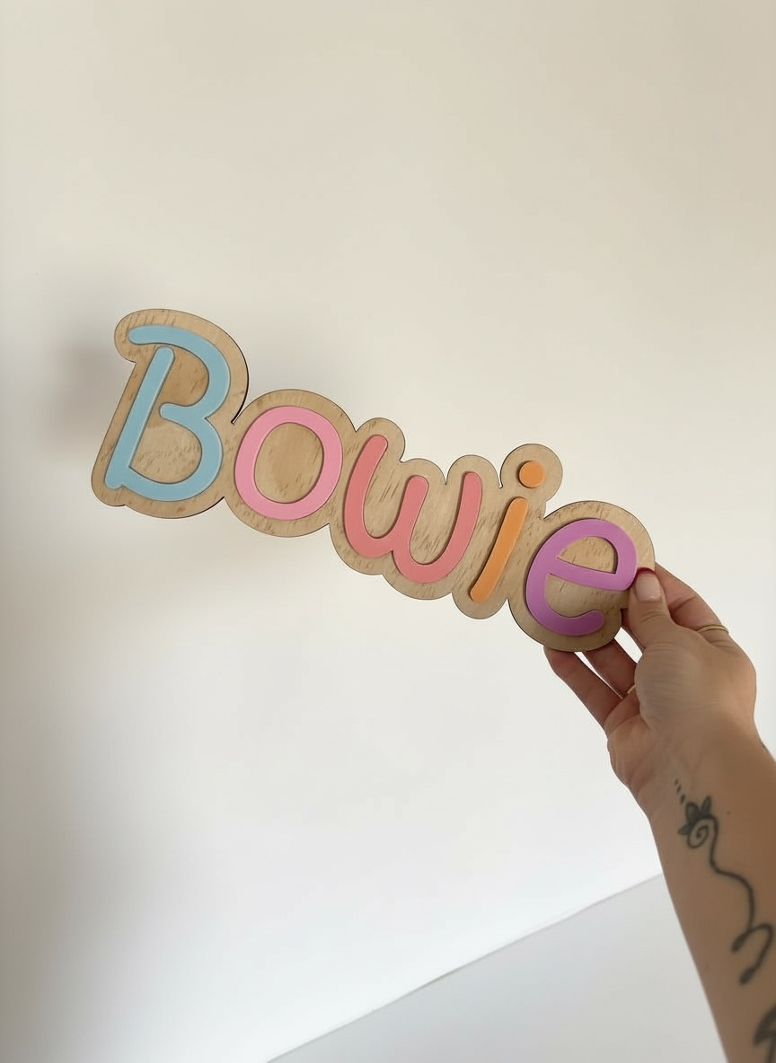 Custom Rainbow Name Sign