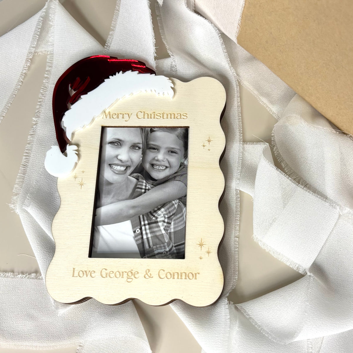 Santa Fridge Photo Frame