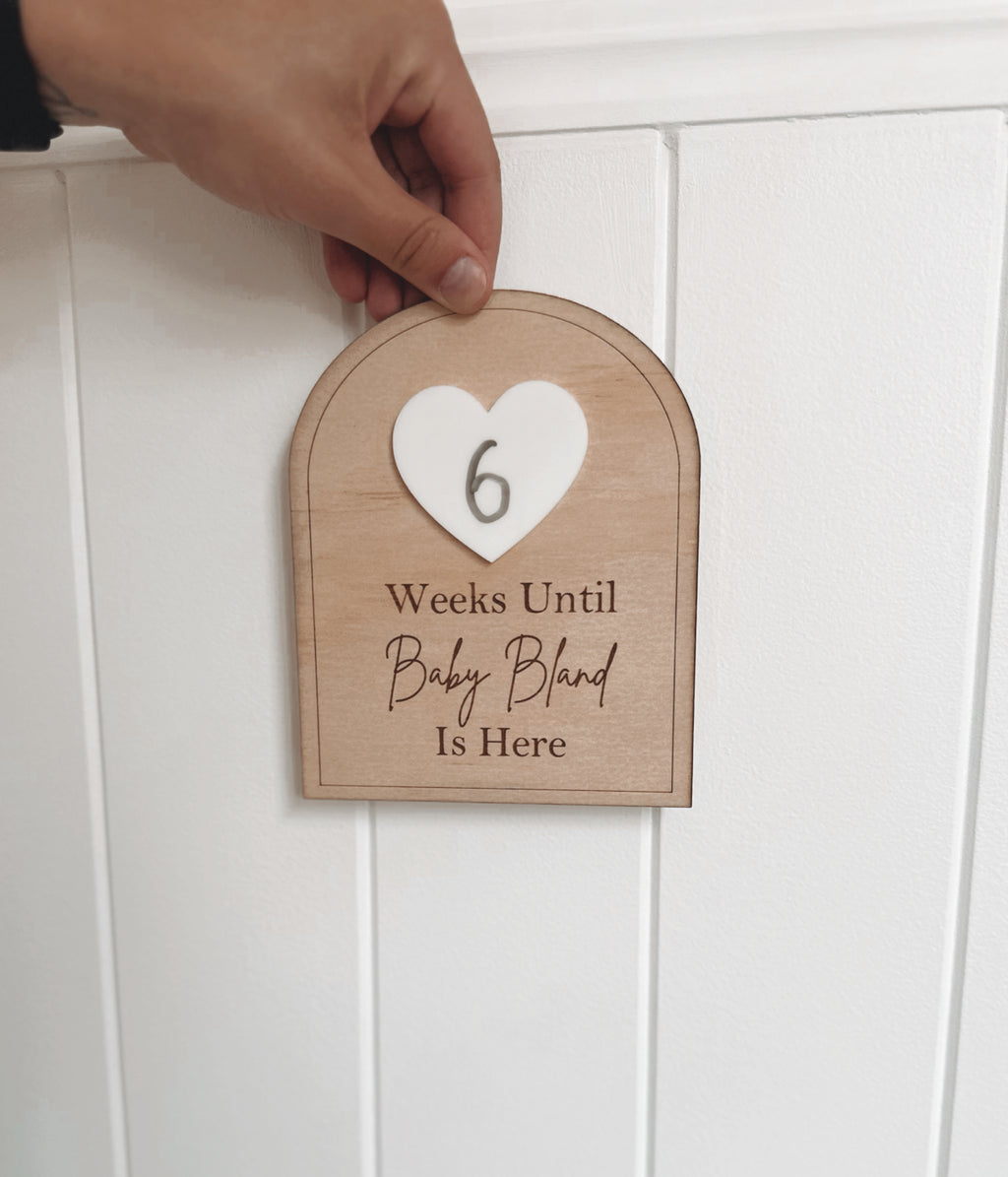 Custom Baby Countdown