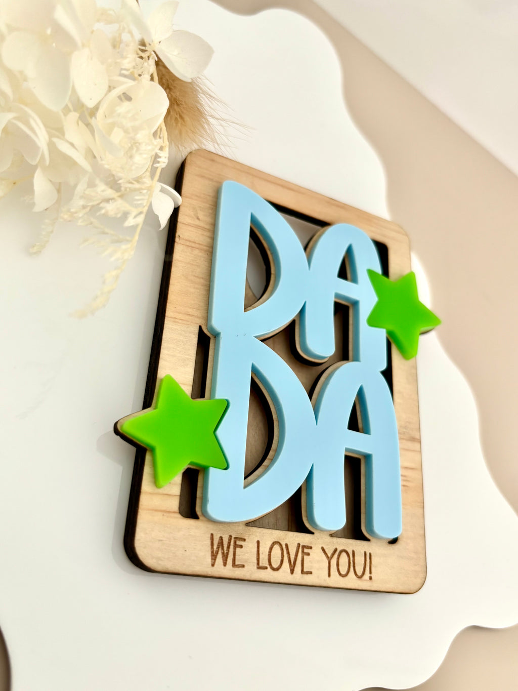 DADA "We love you" Gift card holder