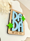 DADA "We love you" Gift card holder
