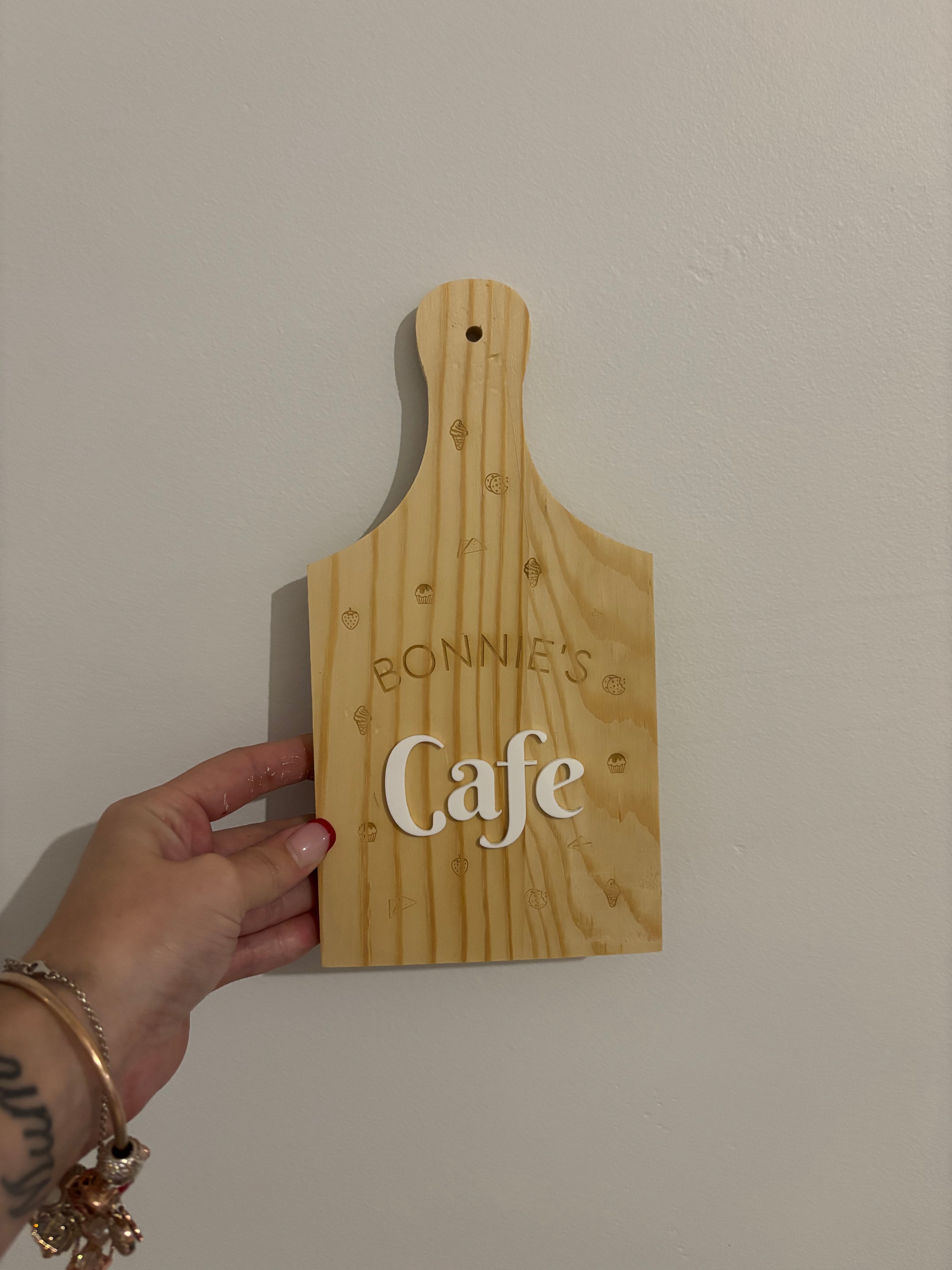 Personalised Mini Cafe Board