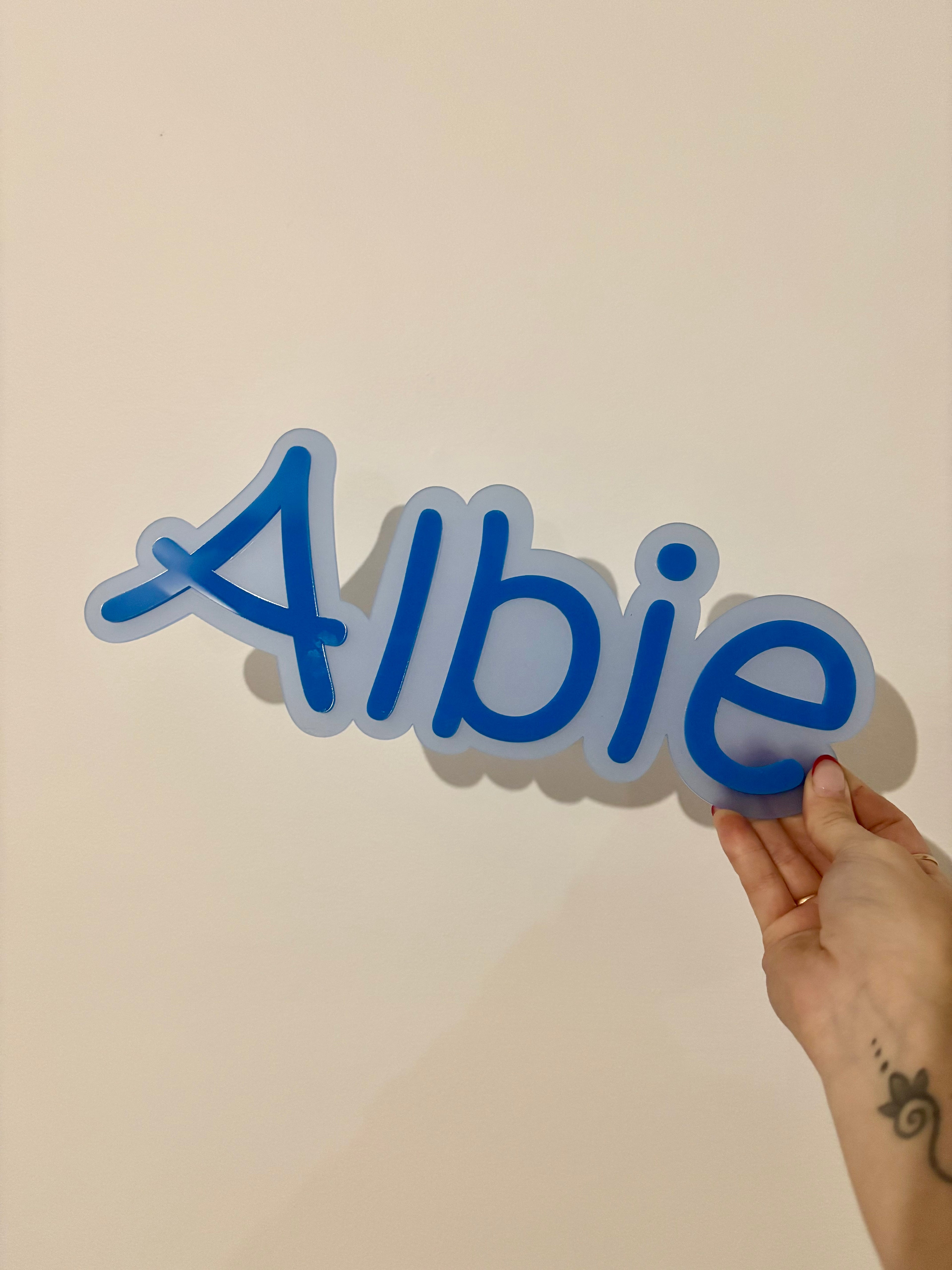 Customisable Name Plaque