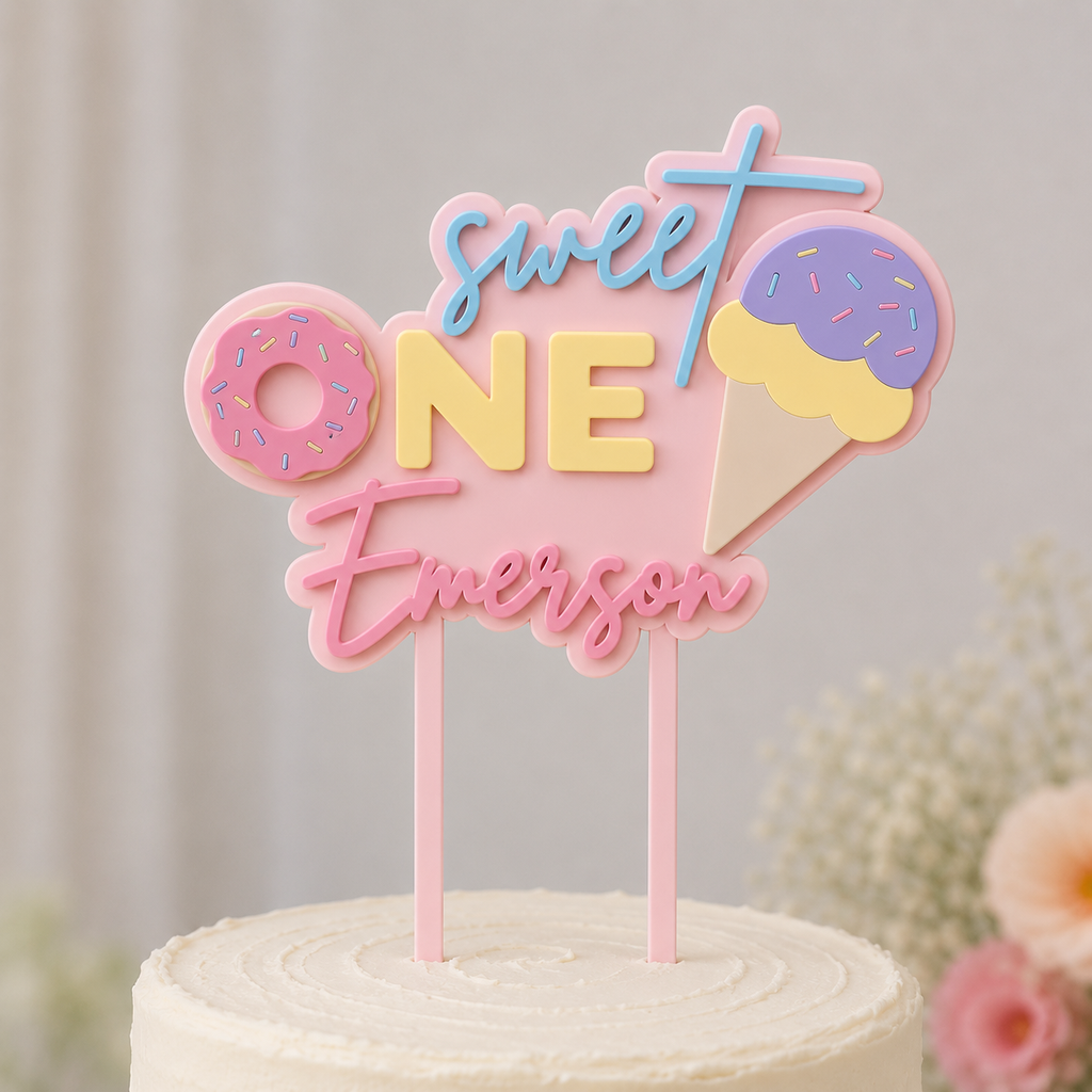 Personalised Sweet Cake Topper