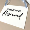 Reserved Sign