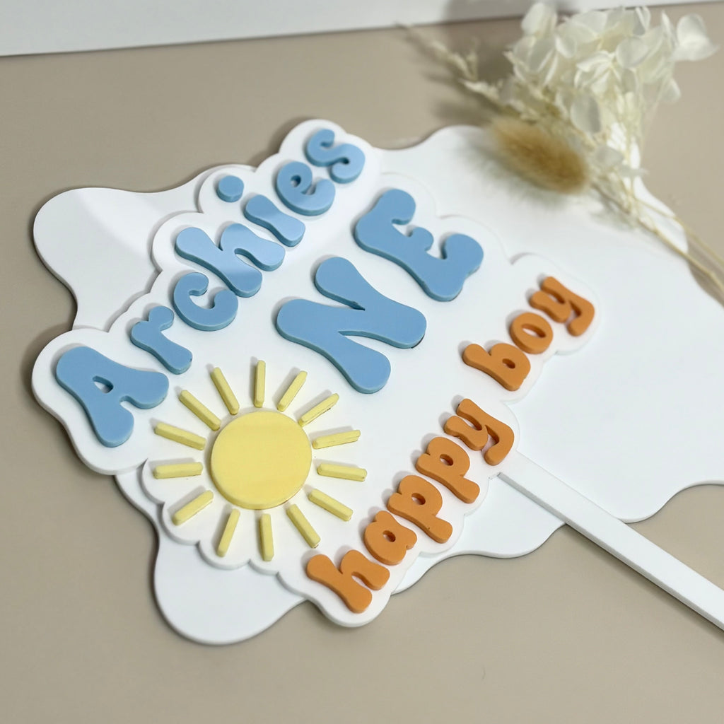 Happy Boy Cake Topper
