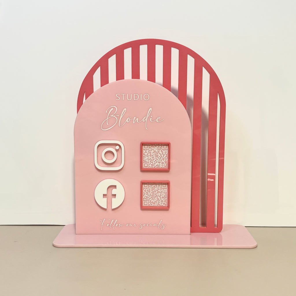 Custom QR Code Sign