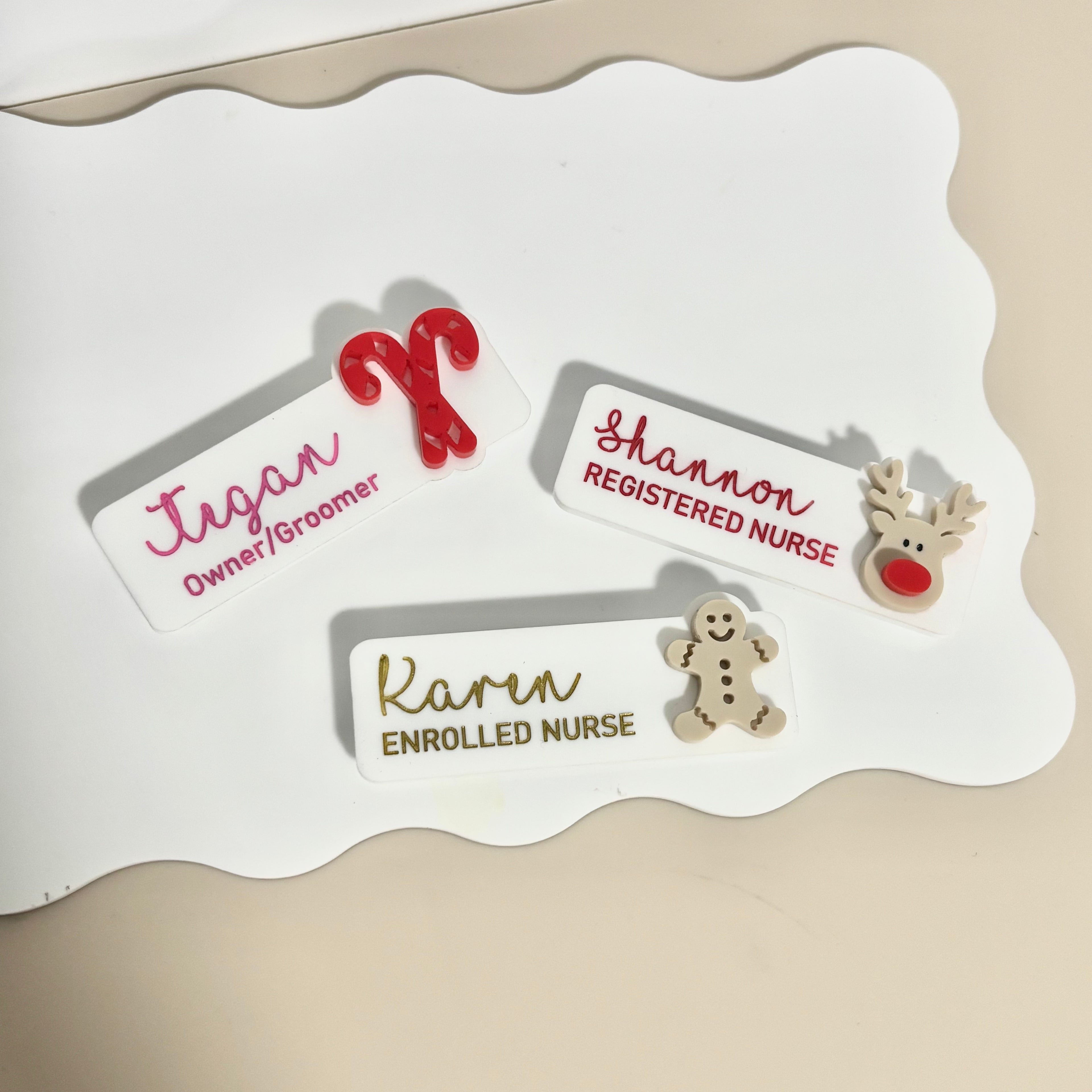 Personalised Christmas Name Tags