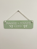 Personalised Rectangle Cubby House Sign