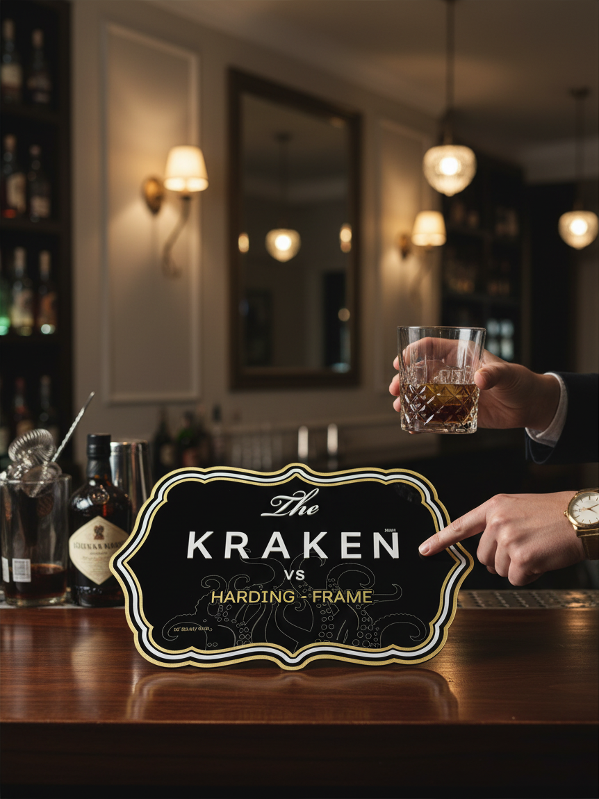 Kraken Inspired Bar Sign