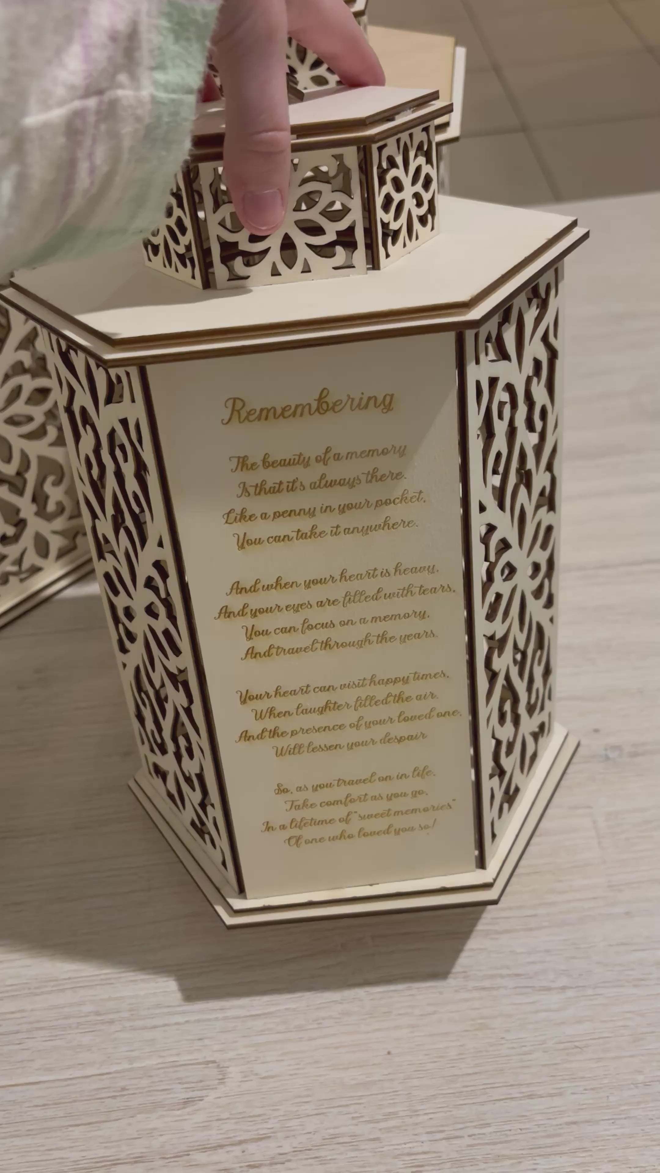 Custom Memorial Lantern